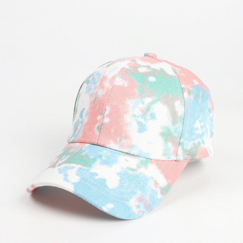Wholesale Cotton Tie Dye Gradient Baseball Caps